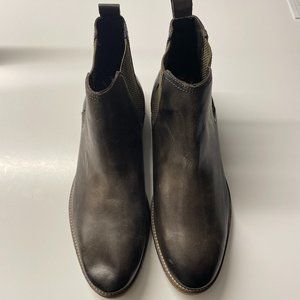 Base London Mens Charcoal Round Toe Ankle Chelsea Boots Size US 13